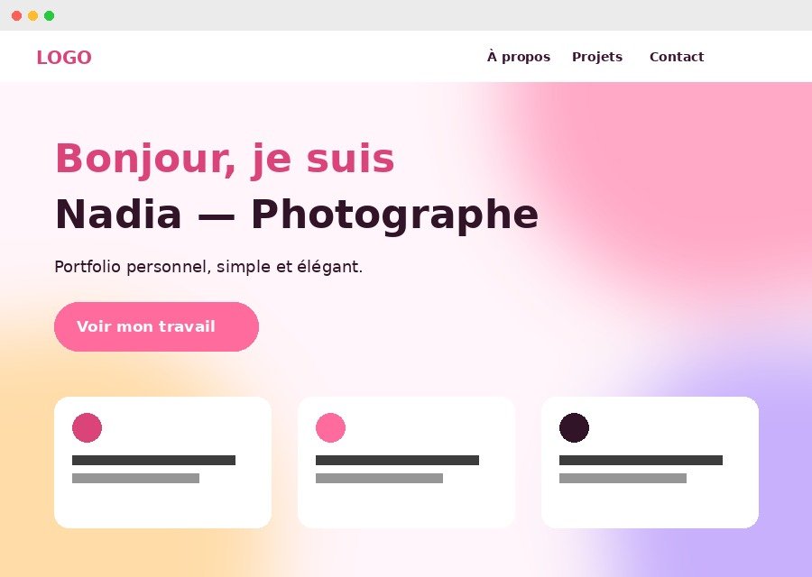 Exemple de page personnelle